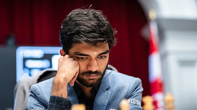 AP : Indian Grandmaster D Gukesh.