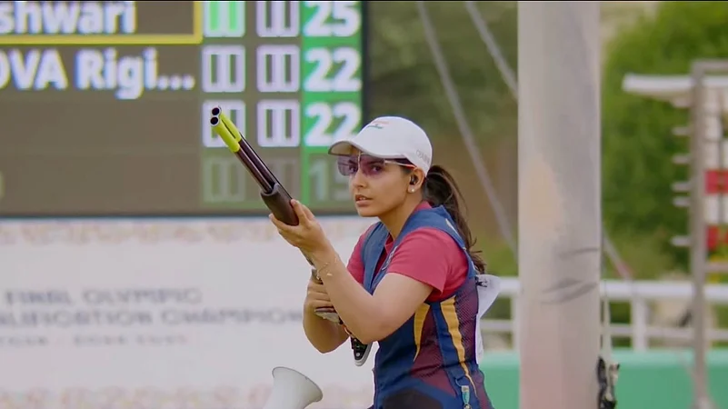 Maheshwari Chauhan Paris Games 21st Quota X @OfficialNRAI
