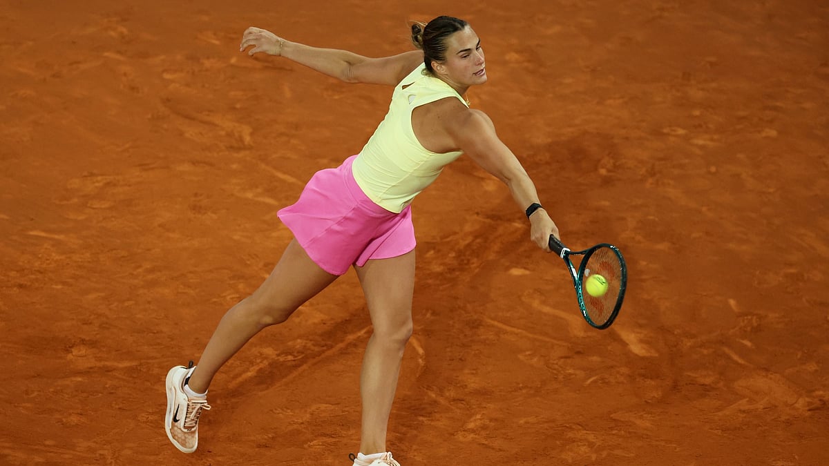 Defending champion Aryna Sabalenka is into the last 16 in Madrid.