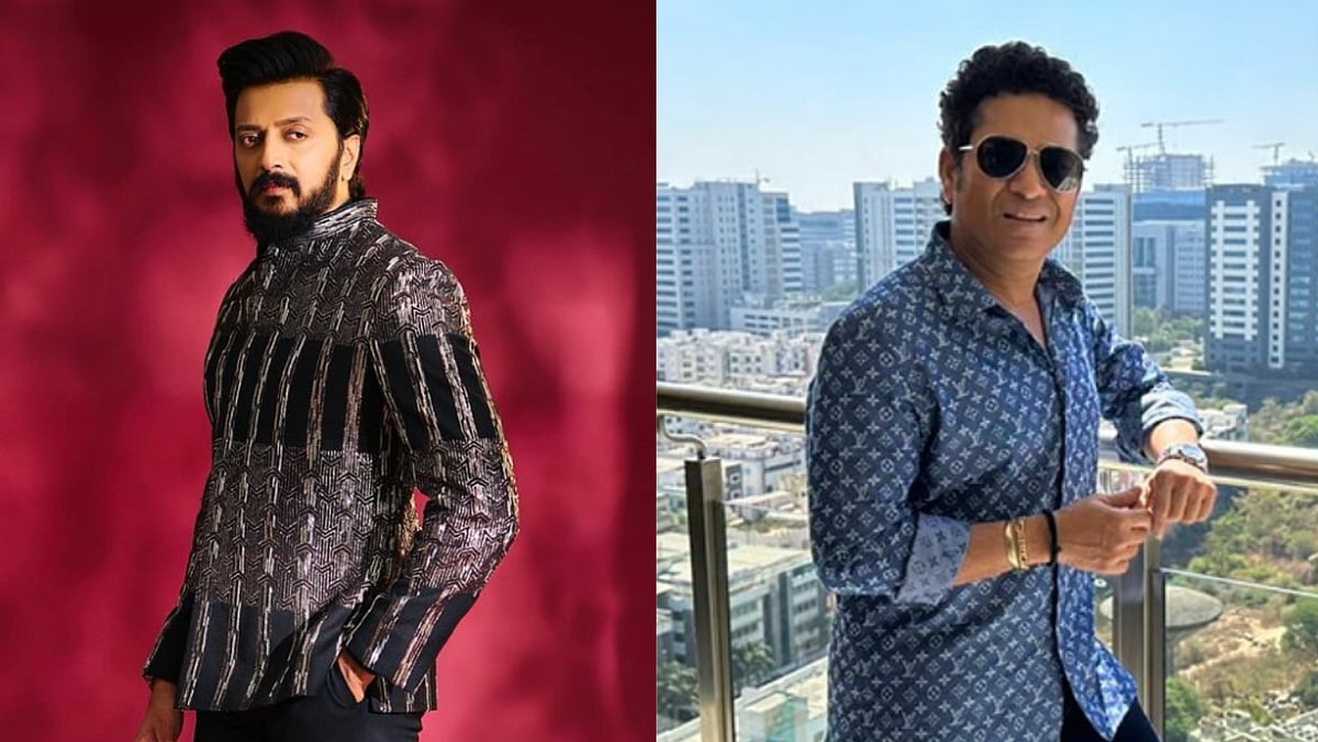 Instagram : Riteish Deshmukh, Sachin Tendulkar