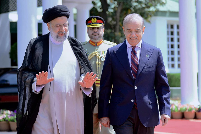 Iran President Arrives In Pakistan, Meets PM Shehbaz Sharif - AP
