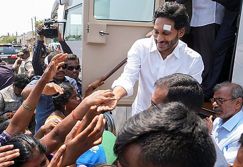 Jagan Mohan Reddy's bus yatra