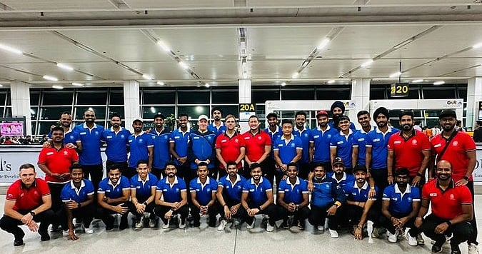 X/@HockeyIndia : Indian Hockey Team ahead of its tour to Australia
