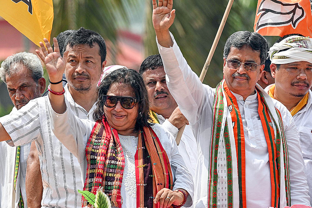 BJP candidate Kriti Singh Debbarma
