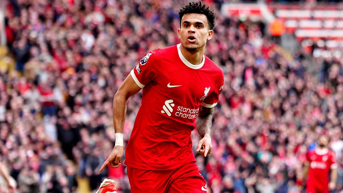 Liverpool’s Luis Diaz - Peter Byrne/PA