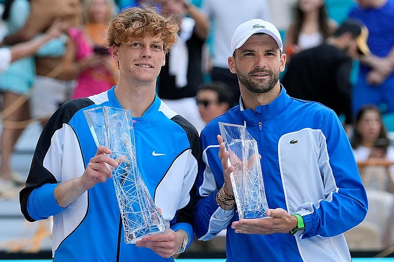 Miami Open 2024: Jannik Sinner vs Grigor Dimitrov - | Photo: AP/Lynne Sladky