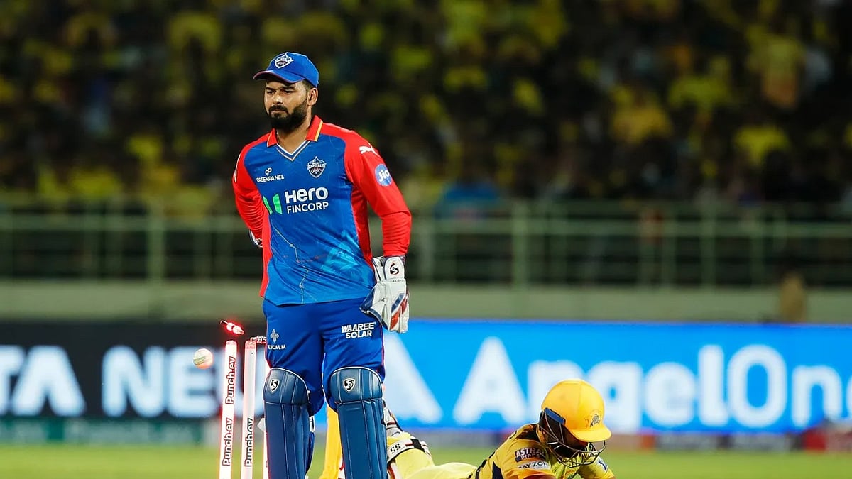 Rishabh Pant (left) led Delhi Capitals to a 20-run win over Chennai Super Kings in match 13 of Indian Premier League 2024. - BCCI/IPL