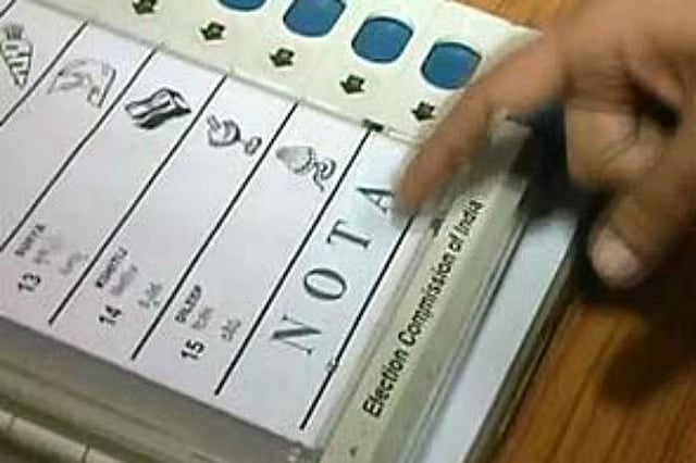 PTI : NOTA option in EVM |