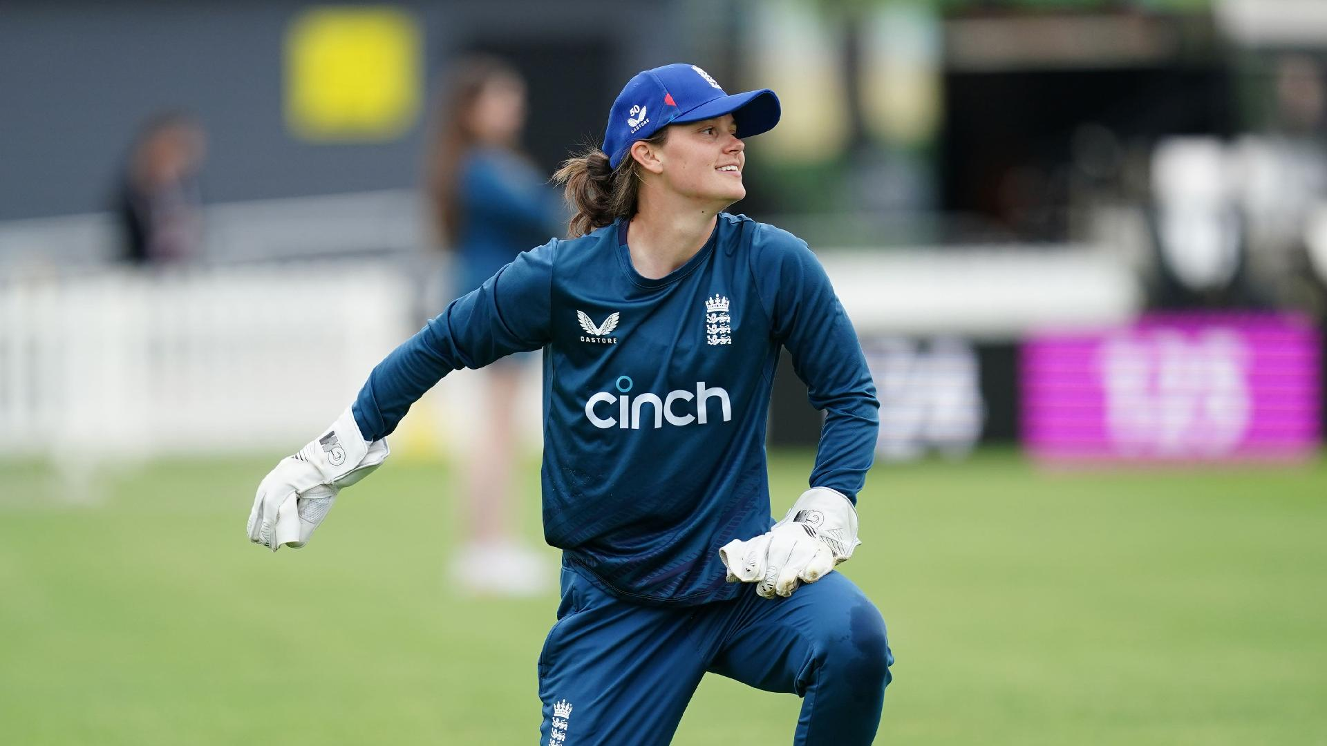 England’s Amy Jones scored a half century in the loss. - David Davies, PA