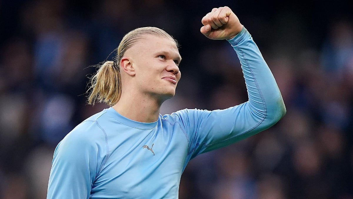 Erling Haaland was shielded from criticism by Pep Guardiola. - Photo: Mike Egerton/PA