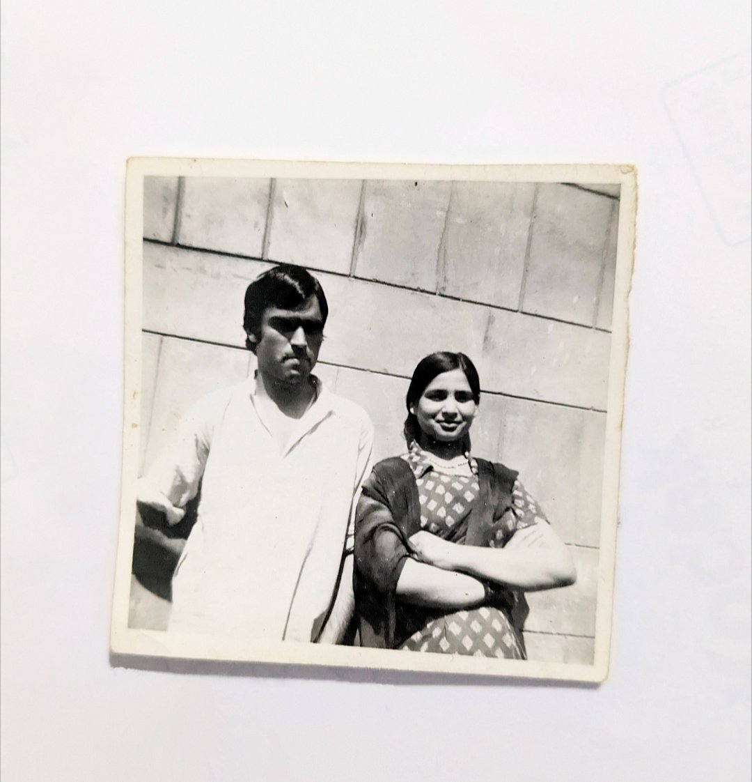 Uncle, Aunt in 1979, photographed in Kashmir three years after their marriage.