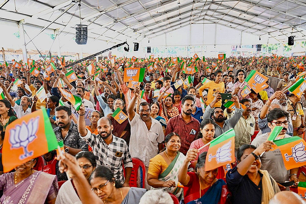 PM Modi campaigns in Kerala