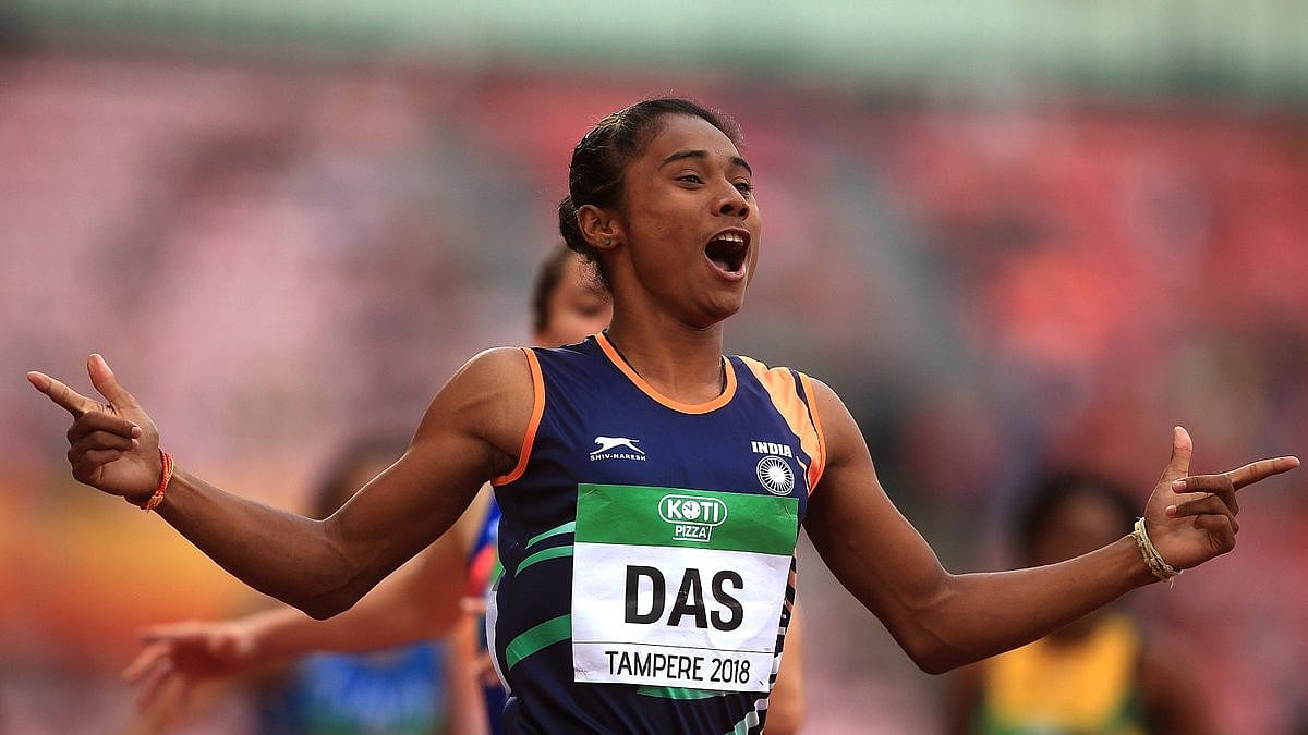 Hima Das missed the Hangzhou Asian Games last year due to an injury. - Photo: X/ @sachin_rt