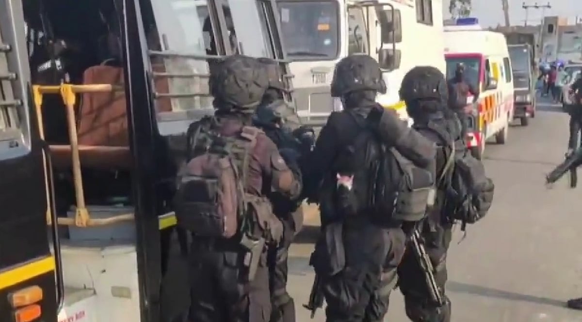 Team of NSG commandoes reached Sandeshkhali, West Bengal