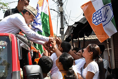 Adhir Ranjan Chowdhury campaigns for LS polls