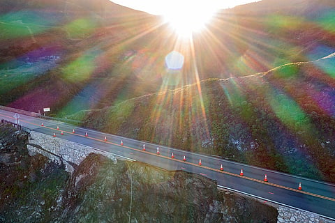 California Highway Collapse