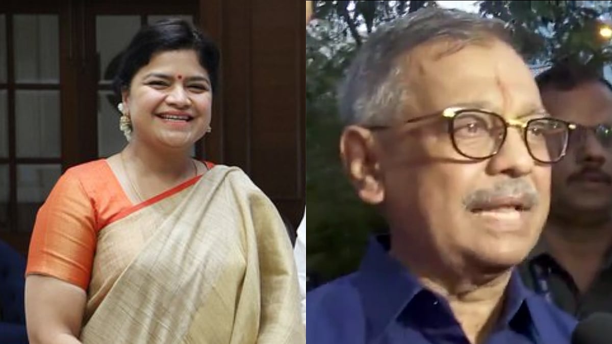 Poonam Mahajan (L) lawyer Ujjwal Deorao Nikam (R) - X/@poonam_mahajan and PTI