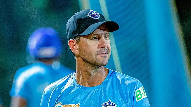 Delhi Capitals head coach Ricky Ponting. - X/@DelhiCapitals