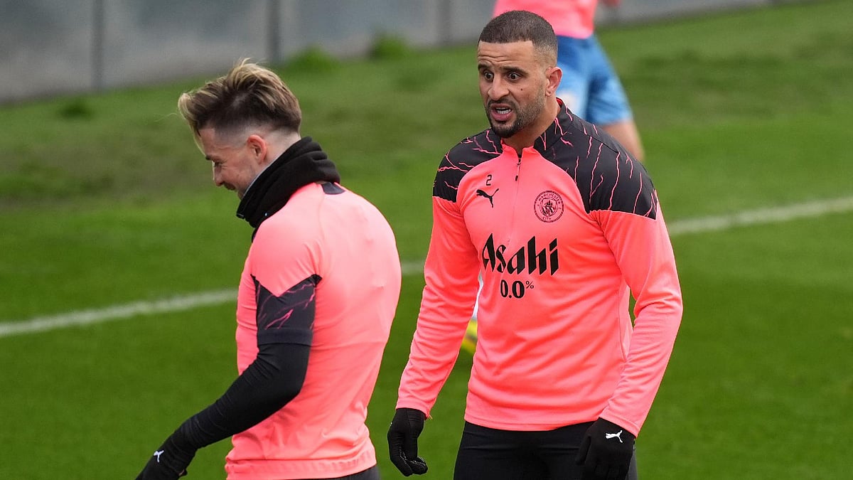 Martin Rickett/PA : Kyle Walker, right, is available after injury.