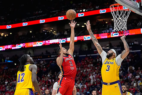 NBA: Los Angeles Lakers vs New Orleans Pelicans