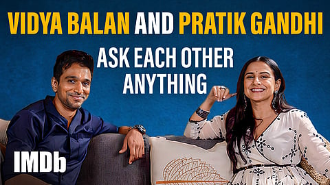 Pratik Gandhi and Vidya Balan
