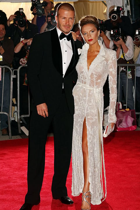 David Beckham and Victoria Beckham
