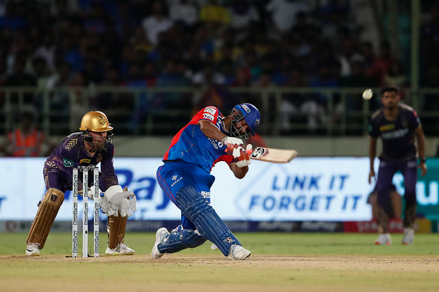 PTI : In the reverse fixture, Kolkata Knight Riders beat Delhi Capitals by 106 runs in Visakhapatnam. Delhi captain Rishabh Pant, batting, scored 55 off 25.