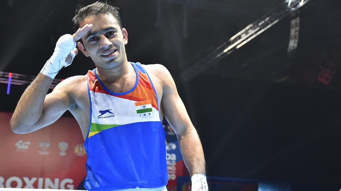 X/ @India_AllSports : Amit Panghal