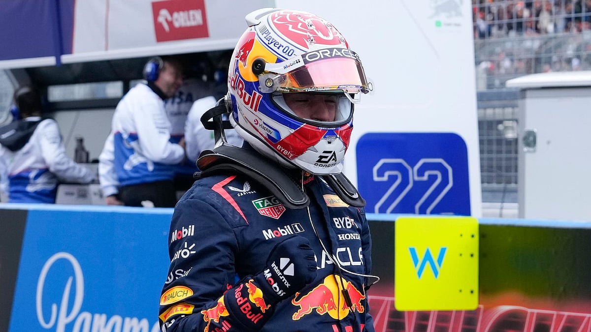 Hiro Komae/AP : Red Bull driver Max Verstappen took pole position at the Japanese Grand Prix. 