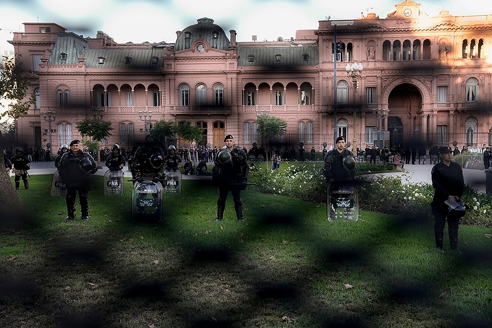 | Photo: AP/Rodrigo Abd : Protest In Argentina