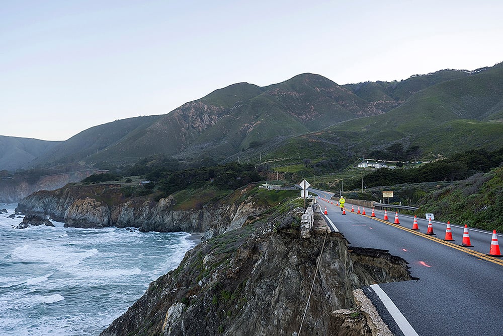California Highway Collapse