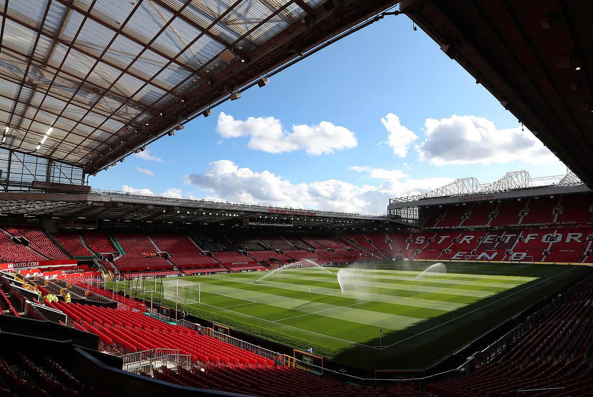 AP : A man was arrested for alleged tragedy chanting during Manchester United's home game in English Premier League.