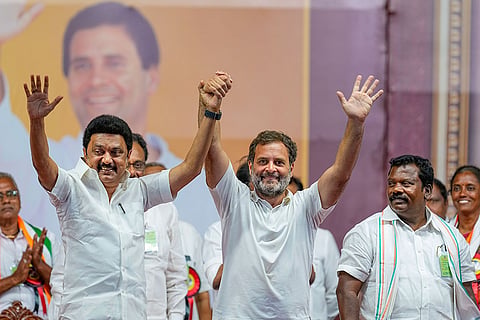 DMK-Cong rally in Coimbatore