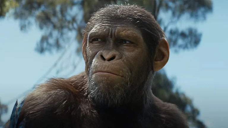 A still from the trailer of ‘Kingdom of the Planet of the Apes’ - YouTube