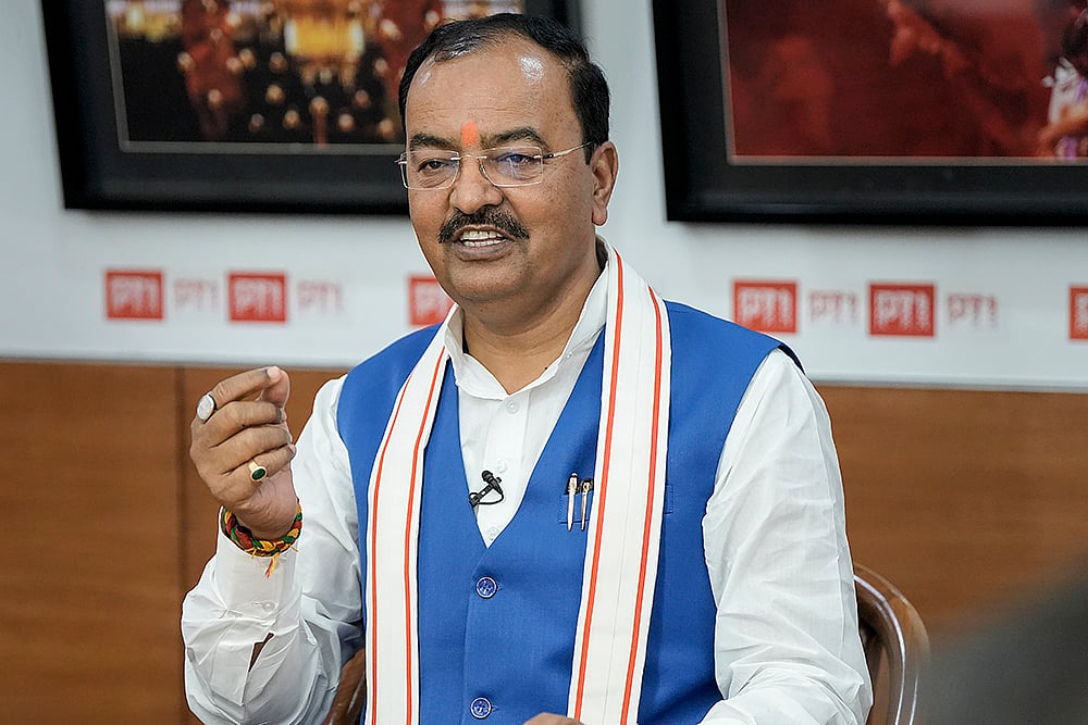 Keshav Prasad Mauryas interview with PTI