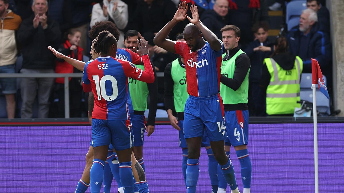 Steven Paston/PA : Jean-Philippe Mateta struck twice in Palace’s thumping win.