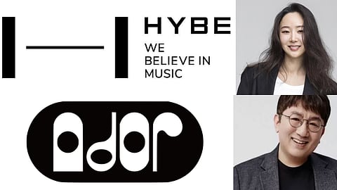 ADOR's Min Hee-jin, HYBE's Bang Si-hyuk