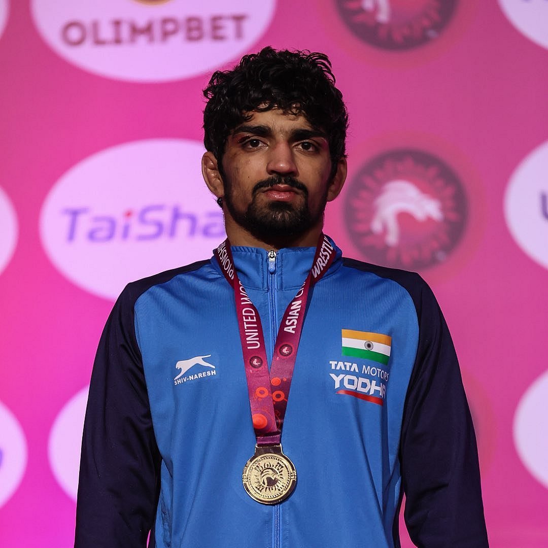 File photo of Indian wrestler Aman Sehrawat. - Facebook/Aman Sehrawat