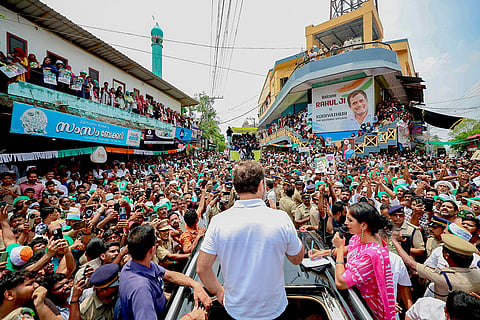 Rahul Gandhi in Kozhikode