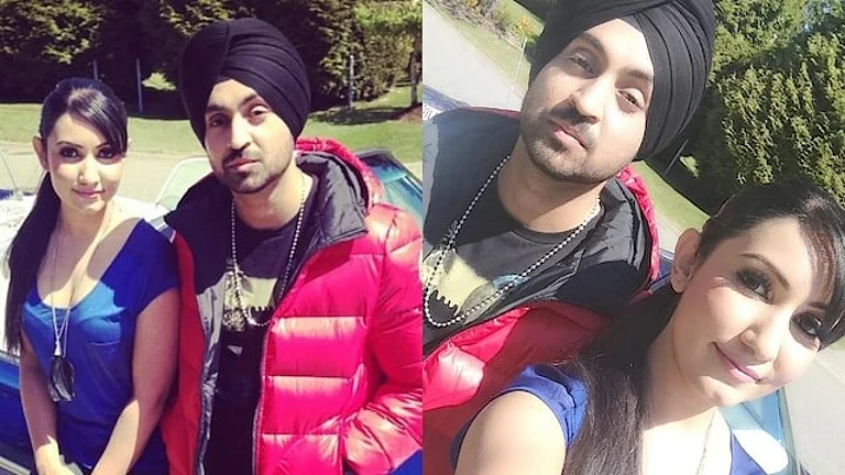 Diljit Dosanjh with a mystery woman in viral photos - Reddit