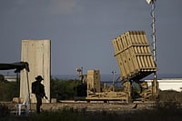 U.S. Strikes Disrupt Water Supply for Thousands In Southern Iran AP : A battery of Israel’s Iron Dome defence missile system |