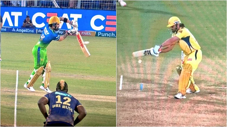 Pictures posted by Mohammad Kaif to underline poor umpiring this season. - X/@MohammadKaif