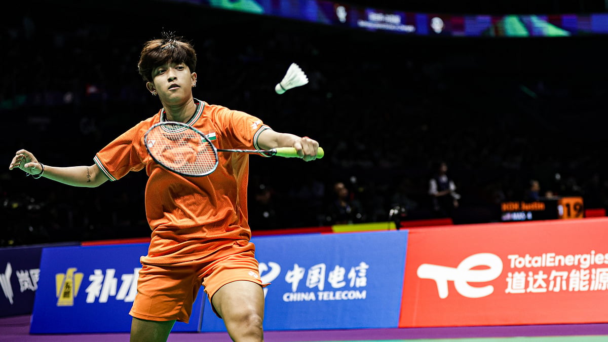 Badminton Photo : India's Ashmita Chaliha in action against Michelle Li of Canada at BWF Uber Cup 2024 in Chengdu (China) on April 27.