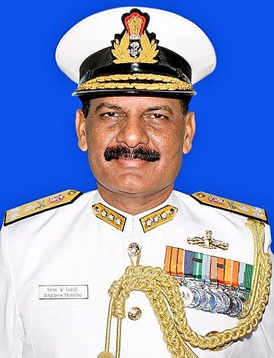 X/@indiannavy : Admiral Dinesh Kumar Tripathi