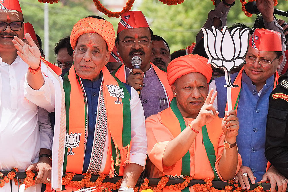 Rajnath Singh files nomination