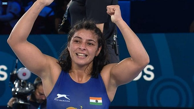 X | India_AllSports : Indian Wrestler Sarita Mor. 