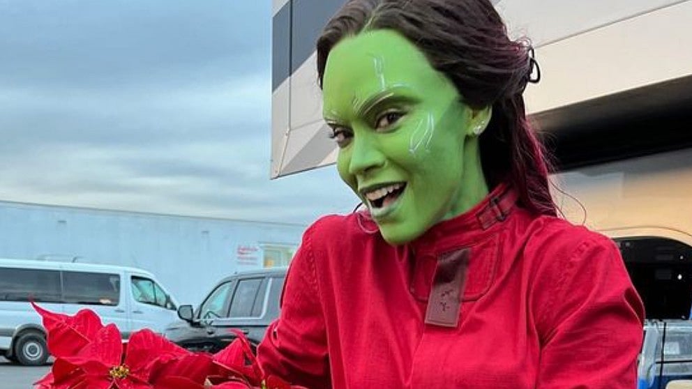 Instagram : Zoe Saldana in 'Guardians of the Galaxy'