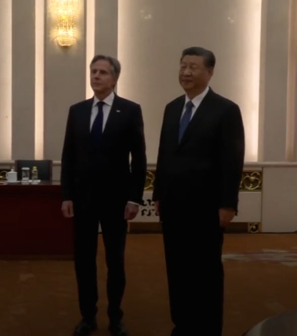 Antony Blinken Meets With China's President Xi Jinping - AP