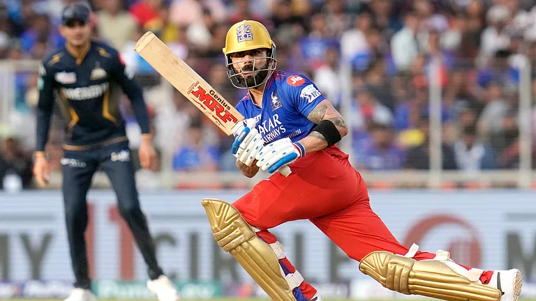 Virat Kohli scored his 54th IPL fifty on Sunday - X/@IPL