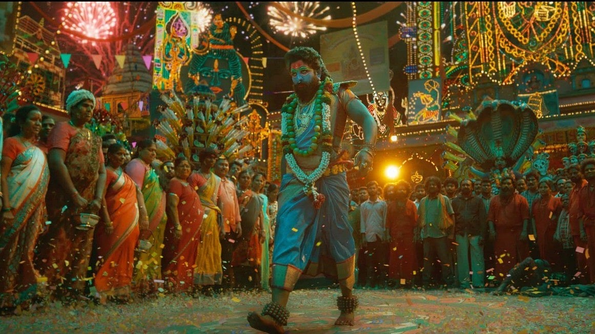 A still of Allu Arjun from 'Pushpa 2' teaser - Instagram